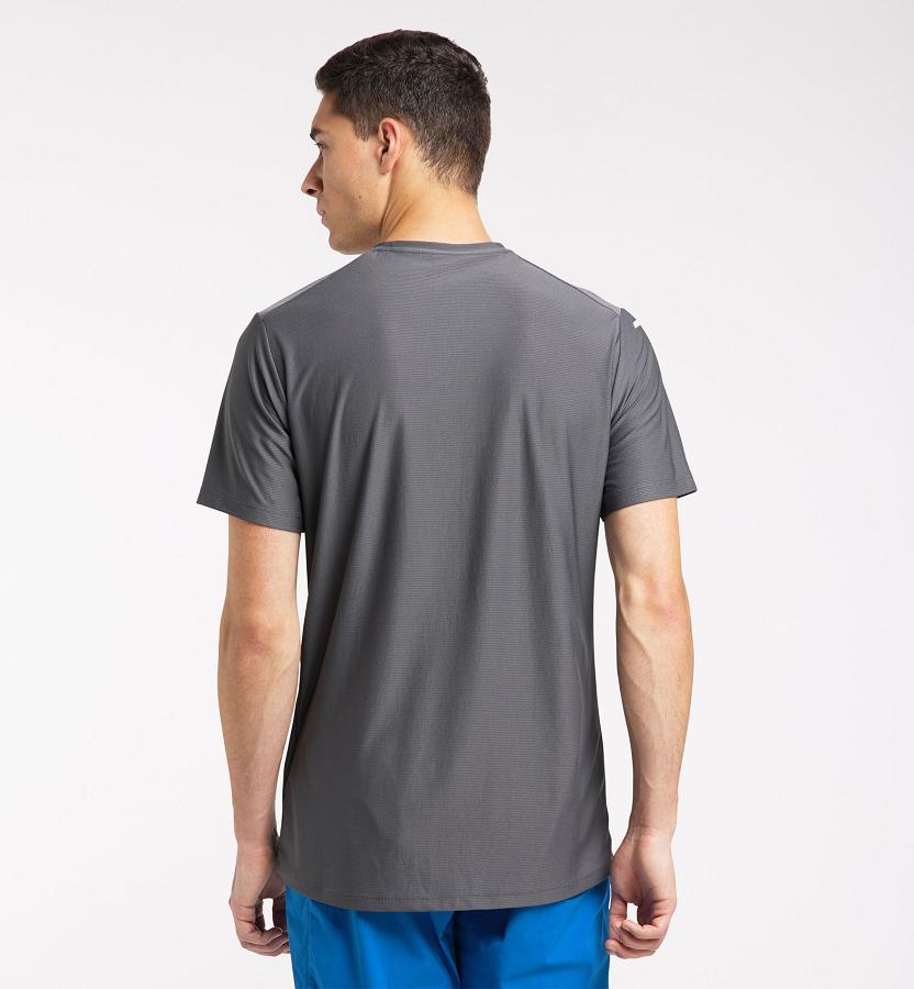 Haglöfs Mens L.I.M Tech T-Shirt Black New Zealand 94376MBOL